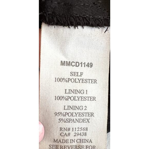 MM Couture Mini Dress Women Medium Sleeveless Black Coquette LBD Party REVOLVE - Picture 8 of 9